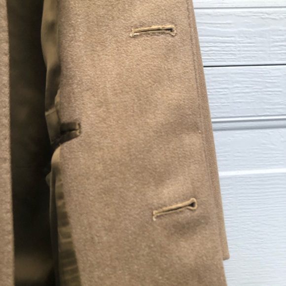 Henry Poole Savle Row London pure cashmere brown coat Size M - Picture 6 of 16